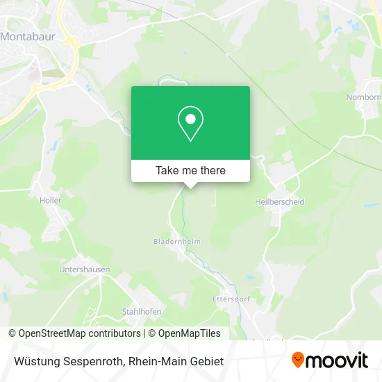 Карта Wüstung Sespenroth
