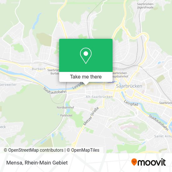 Карта Mensa