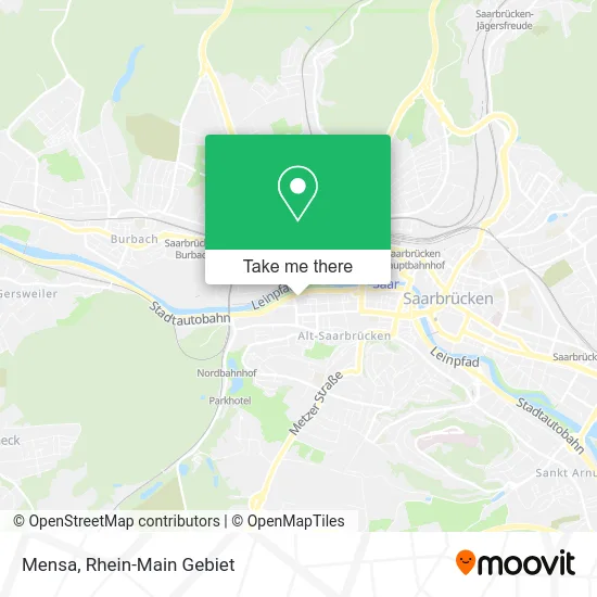 Карта Mensa