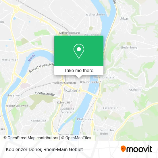 Карта Koblenzer Döner