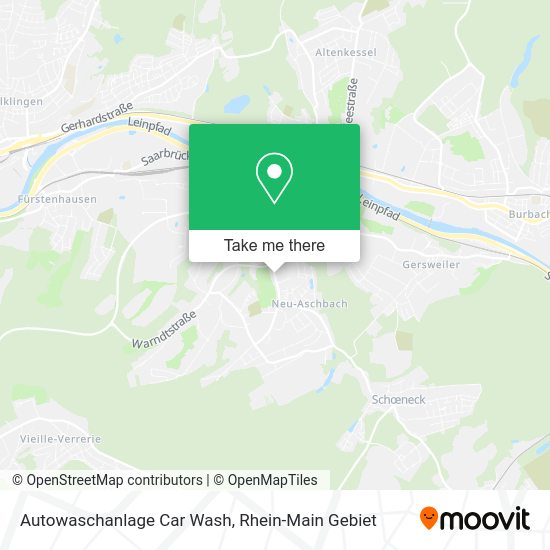 Карта Autowaschanlage Car Wash