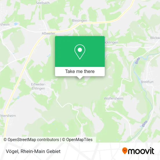 Карта Vögel