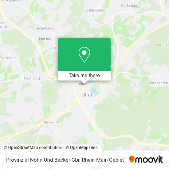 Карта Provinzial Nohn Und Becker Gbr