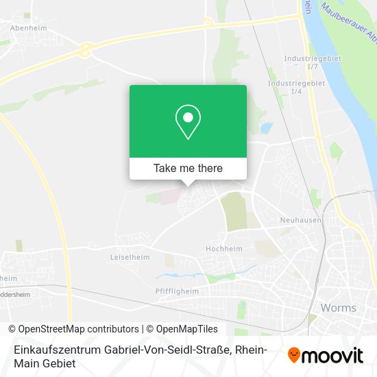 Карта Einkaufszentrum Gabriel-Von-Seidl-Straße