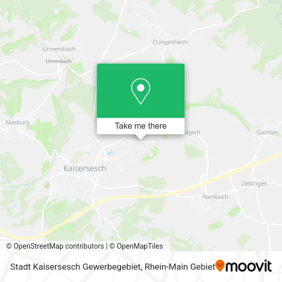 Карта Stadt Kaisersesch Gewerbegebiet