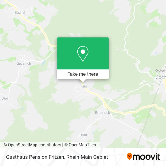 Карта Gasthaus Pension Fritzen