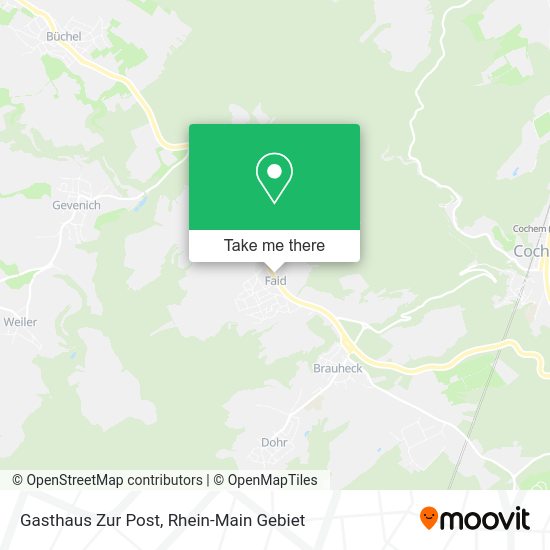 Карта Gasthaus Zur Post