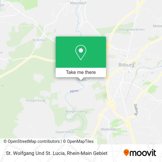 Карта St. Wolfgang Und St. Lucia