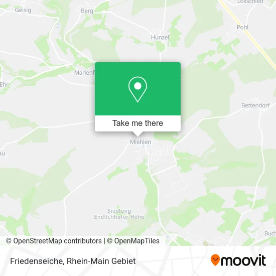 Карта Friedenseiche