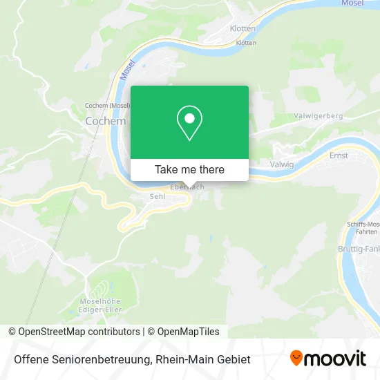 Карта Offene Seniorenbetreuung