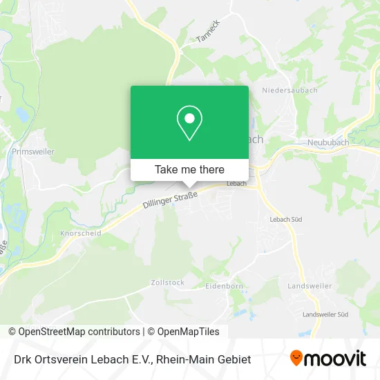 Карта Drk Ortsverein Lebach E.V.