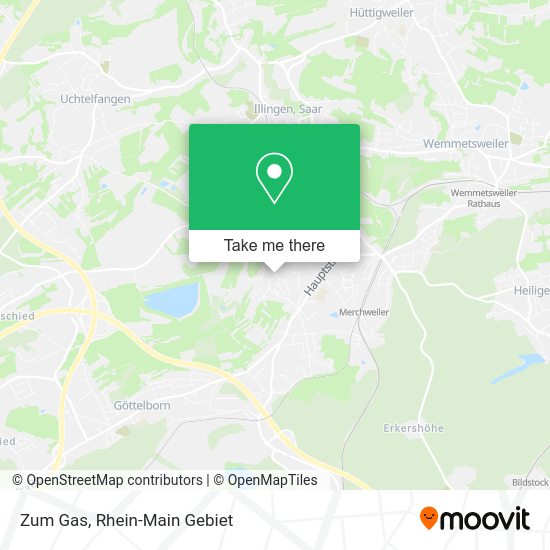 Карта Zum Gas