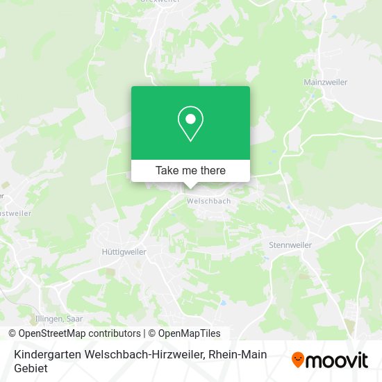 Карта Kindergarten Welschbach-Hirzweiler