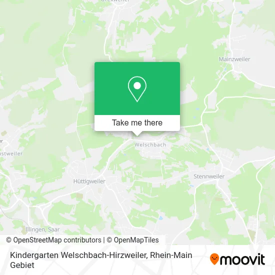 Карта Kindergarten Welschbach-Hirzweiler