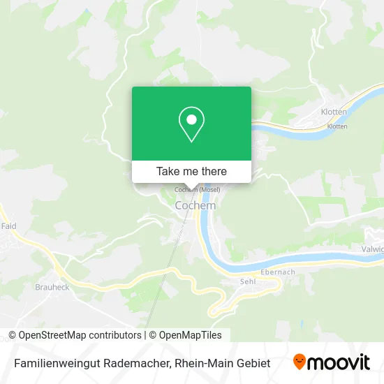 Карта Familienweingut Rademacher
