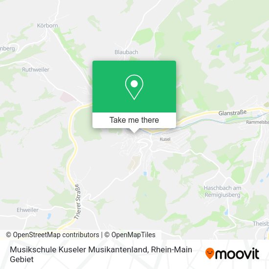 Карта Musikschule Kuseler Musikantenland