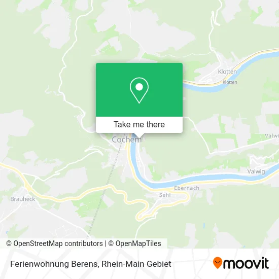 Карта Ferienwohnung Berens