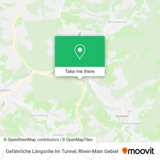 Карта Gefährliche Längsrille Im Tunnel