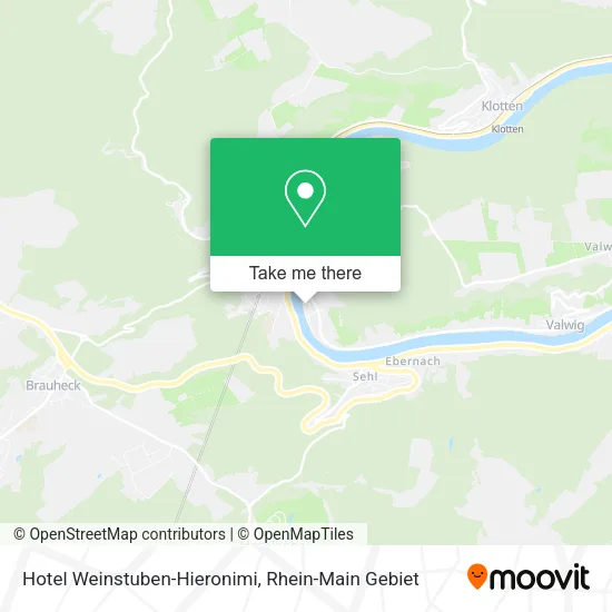 Карта Hotel Weinstuben-Hieronimi