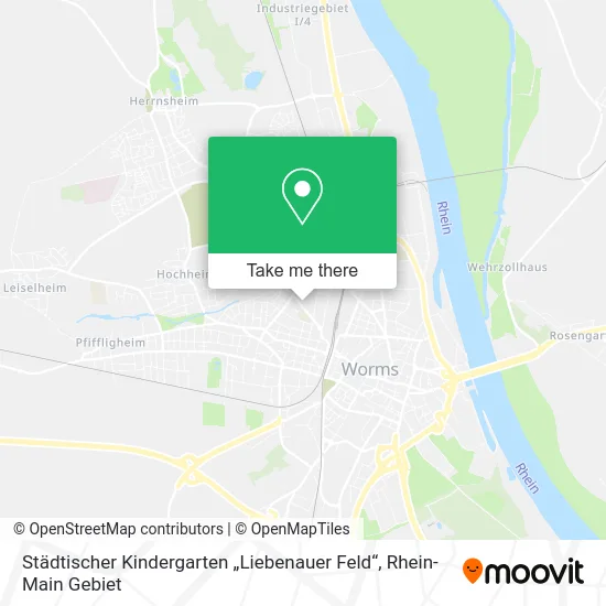 Карта Städtischer Kindergarten „Liebenauer Feld“