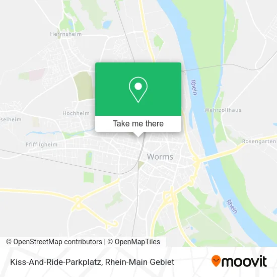 Карта Kiss-And-Ride-Parkplatz