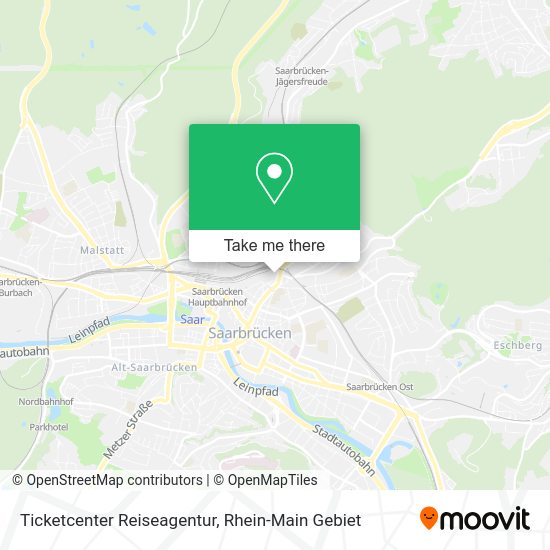 Карта Ticketcenter Reiseagentur