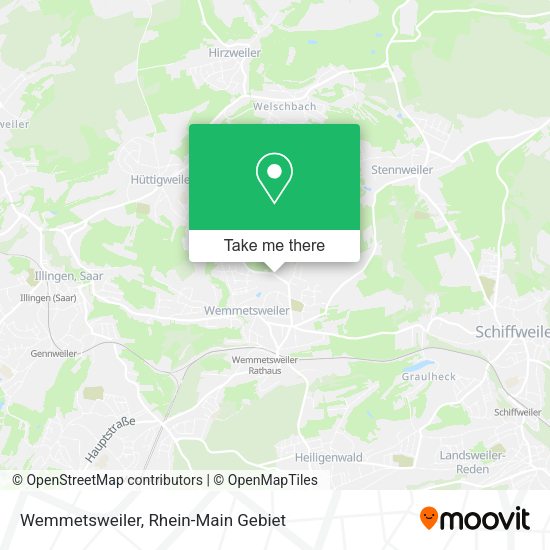 Карта Wemmetsweiler