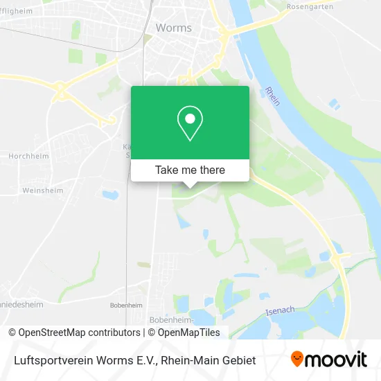 Карта Luftsportverein Worms E.V.