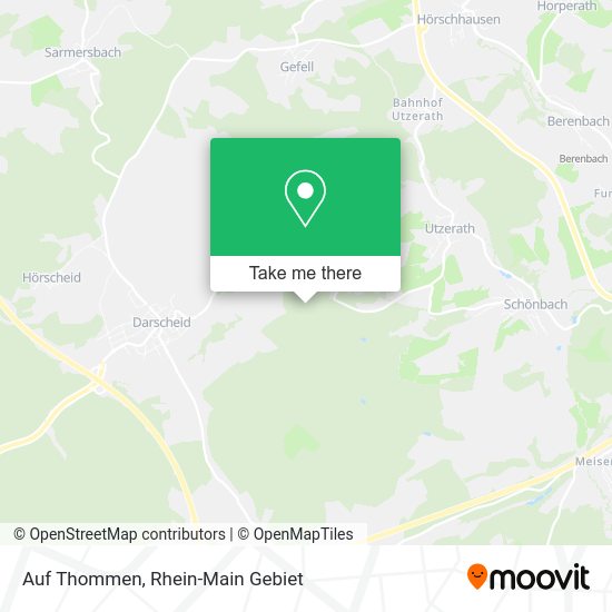 Карта Auf Thommen