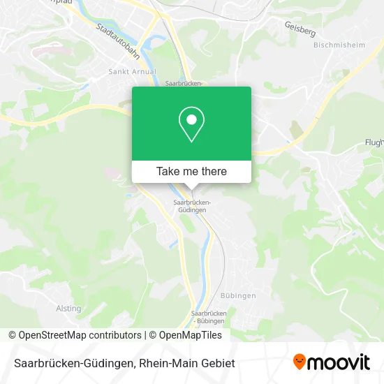 Карта Saarbrücken-Güdingen