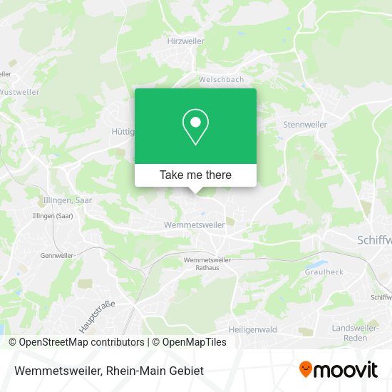 Карта Wemmetsweiler