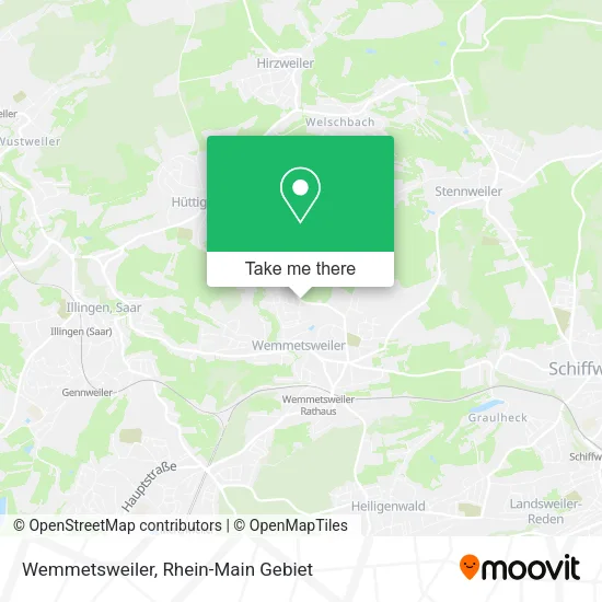 Карта Wemmetsweiler