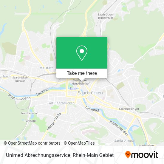 Карта Unimed Abrechnungsservice