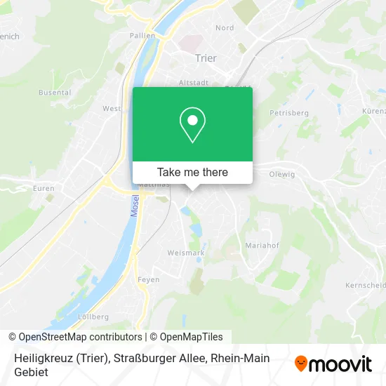 Карта Heiligkreuz (Trier), Straßburger Allee