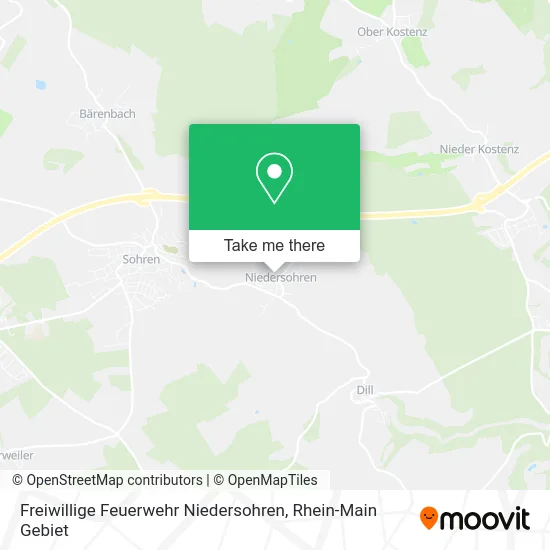 Карта Freiwillige Feuerwehr Niedersohren