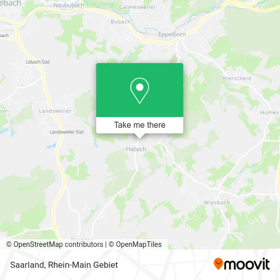 Карта Saarland