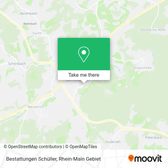 Карта Bestattungen Schüller