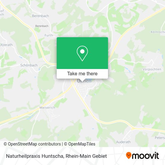 Карта Naturheilpraxis Huntscha