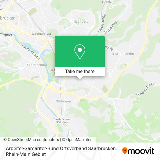 Карта Arbeiter-Samariter-Bund Ortsverband Saarbrücken