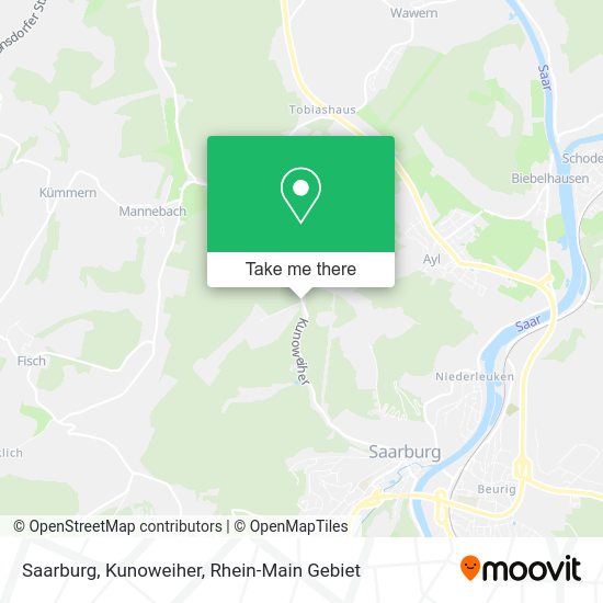 Карта Saarburg, Kunoweiher