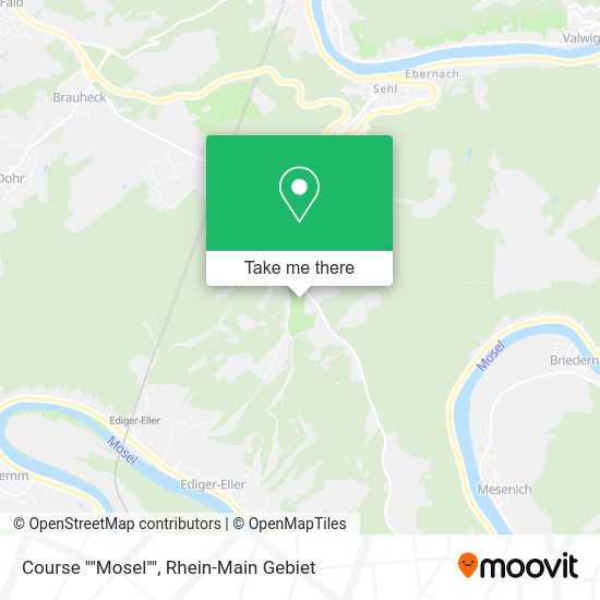 Course ""Mosel"" map