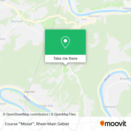Карта Course ""Mosel""