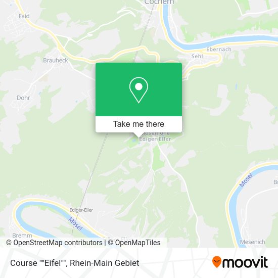 Карта Course ""Eifel""