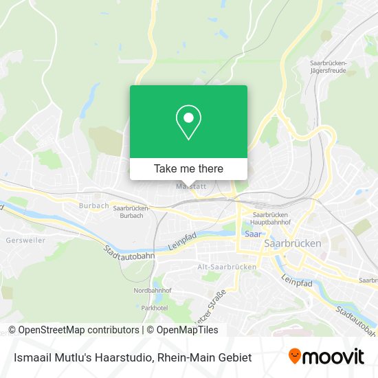 Карта Ismaail Mutlu's Haarstudio
