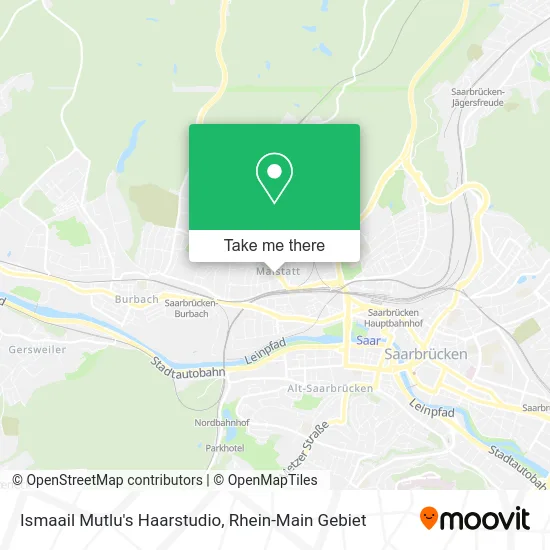 Карта Ismaail Mutlu's Haarstudio