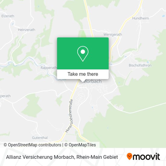 Карта Allianz Versicherung Morbach