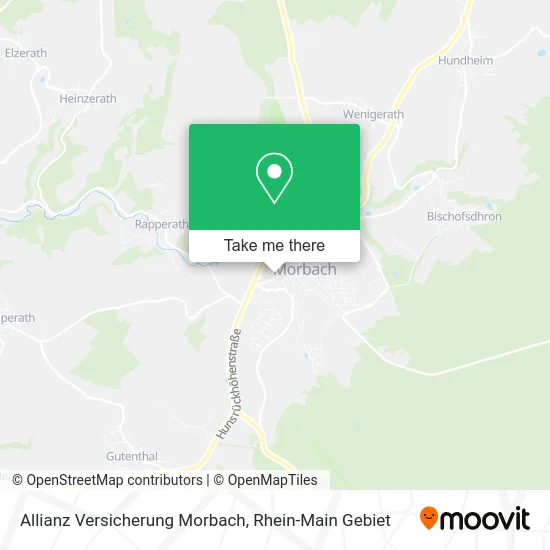 Карта Allianz Versicherung Morbach