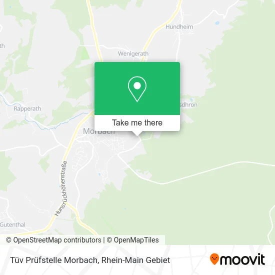 Карта Tüv Prüfstelle Morbach