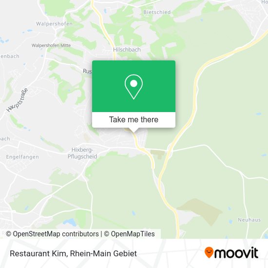 Карта Restaurant Kim