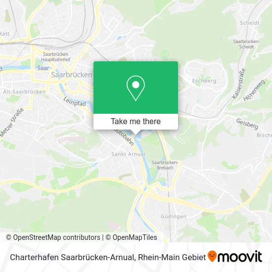 Карта Charterhafen Saarbrücken-Arnual